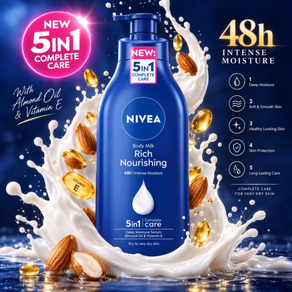 Nivea Rich Nourishing Body Lotion 5 in 1