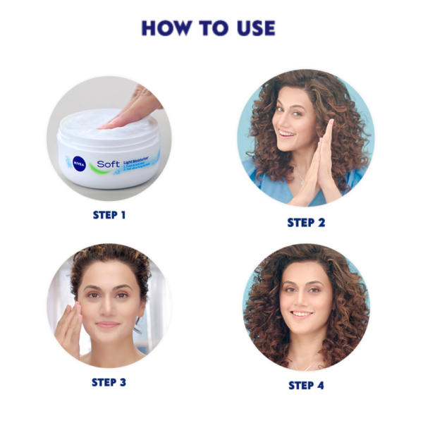 Nivea Soft Refreshingly Moisturising Cream jar for smooth and nourished skin.