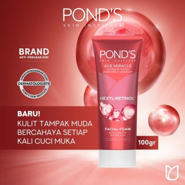 Pond's Age Miracle Facial Cleanser for youthful glowing skin
