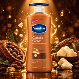 Vaseline Cocoa Glow Body Lotion Rich Botanical Lipids for Radiant, Resilient Skin
