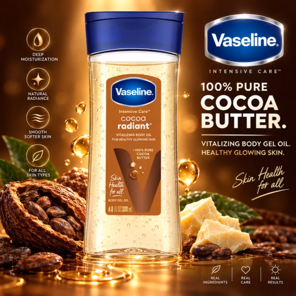 Vaseline Intensive Care Cocoa Radiant Gel Body Oil