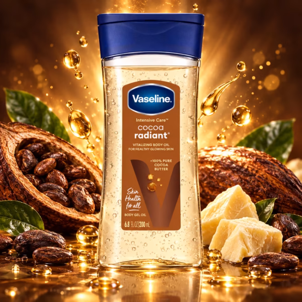 Vaseline Intensive Care Cocoa Radiant Gel Body Oil