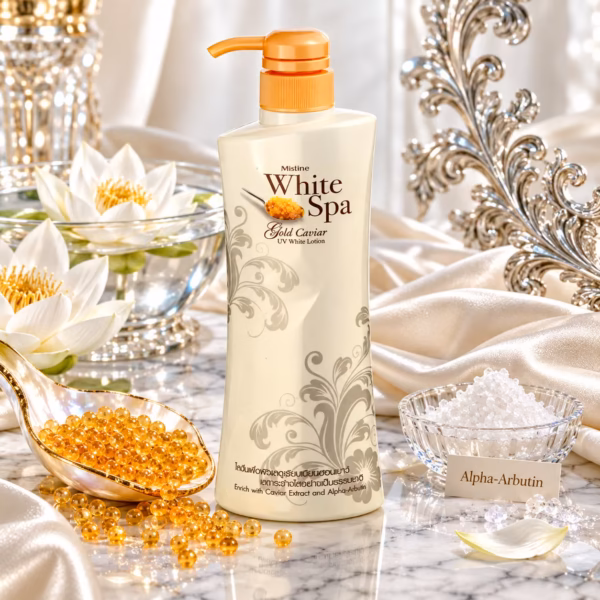White Spa Gold Caviar UV Whitening Body Lotion