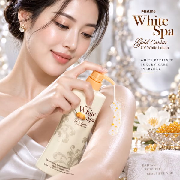 White Spa Gold Caviar UV Whitening Body Lotion