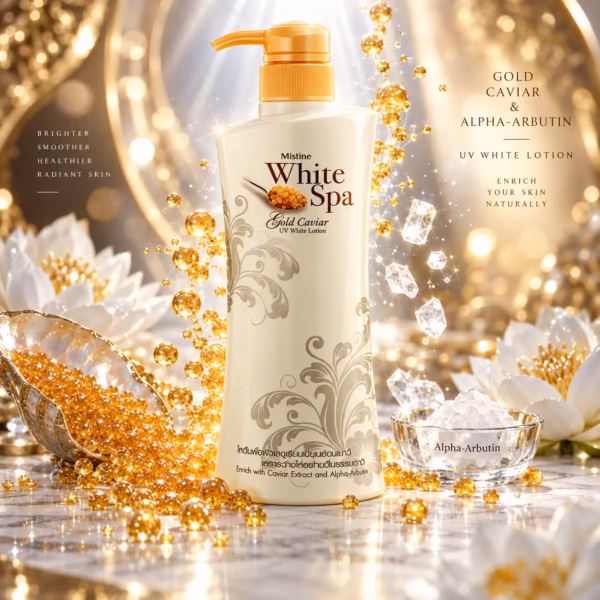 White Spa Gold Caviar UV Whitening Body Lotion