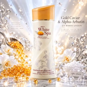 White Spa Gold Caviar UV Whitening Body Lotion Luminous Anti-Aging Care & Sun Defense