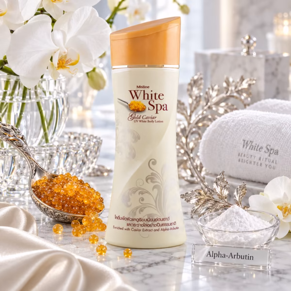 White Spa Gold Caviar UV Whitening Body Lotion Luminous Anti-Aging Care & Sun Defense