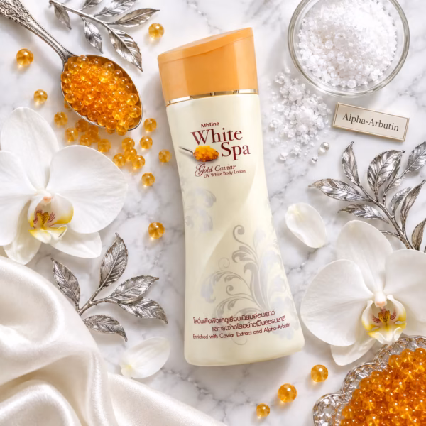 White Spa Gold Caviar UV Whitening Body Lotion Luminous Anti-Aging Care & Sun Defense