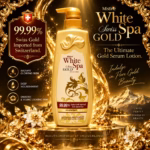 White Spa Swiss Gold Serum Body Lotion Luminous Anti-Aging Care for Radiant Skin