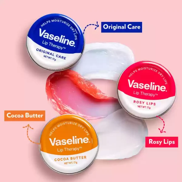 aseline Lip Therapy Original protects and heals chapped lips.
