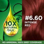 Garnier Hair Color Naturals shade 6.60 Intense Red, vibrant long-lasting red hair dye