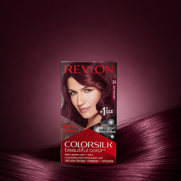 Revlon Silk Hair Color Deep Burgundy