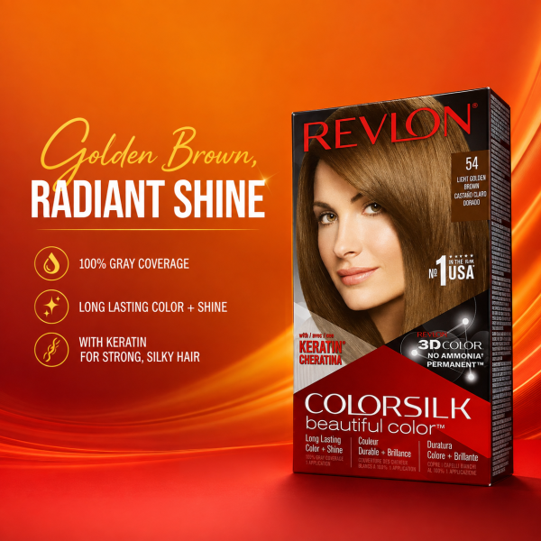 Revlon Silk Hair Color Light Golden Brown