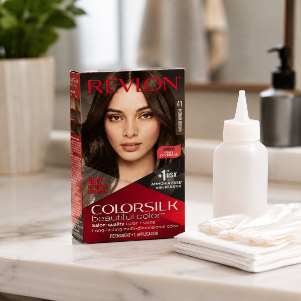 Revlon Silk Hair Color Medium Brown