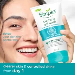 Simple Purifying Gel Wash with Zinc for Shine-Free & Clear Skin