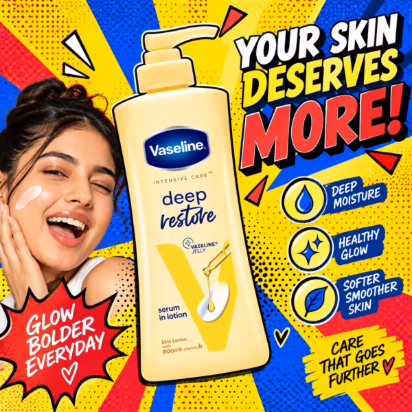 Vaseline Deep Restore Body Lotion