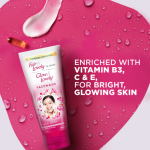 Glow & Lovely Bright Glow Facewash 100g, multivitamin face wash for radiant glowing skin.