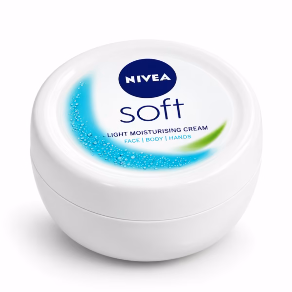 Nivea Soft Light Moisturising Cream 100ml jar for daily hydration