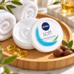 Nivea Soft Light Moisturising Cream 100ml jar for daily hydration