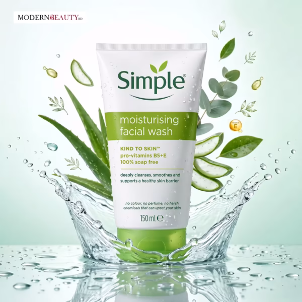 simple moisturising face wash