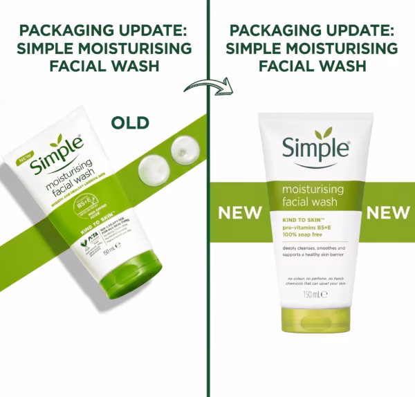 simple moisturising face wash