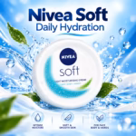 Nivea Soft Light Moisturising Cream 100ml jar for daily hydration
