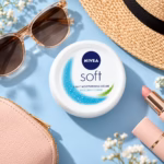 Nivea Soft Light Moisturising Cream 100ml jar for daily hydration