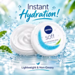Authentic Nivea Soft Light Moisturising Cream jar for daily hydration
