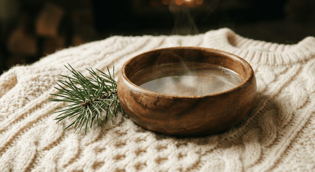 apply warm coconut oil to into dry and winter weather for shiny and healty hair