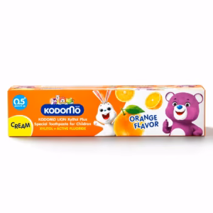 Authentic Kodomo Toothpaste Orange for kids cavity protection