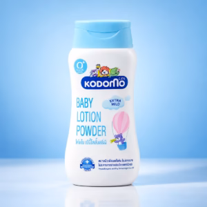 Authentic Kodomo Pink Hanabaki Baby Lotion Powder bottle