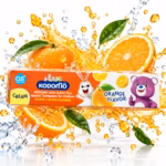 Kodomo Toothpaste Orange 80gm tube for kids oral care cavity protection
