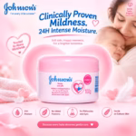 Johnson's Baby Intense Moisturization Cream Pediatric Barrier Care for Delicate Skin