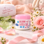 Kodomo Baby Cream Pink Hanabaki 50gm