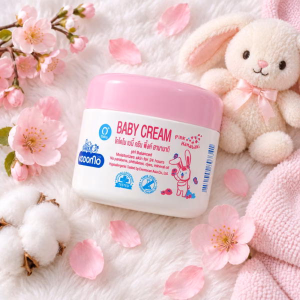 Kodomo Pink Hanabaki Baby Cream