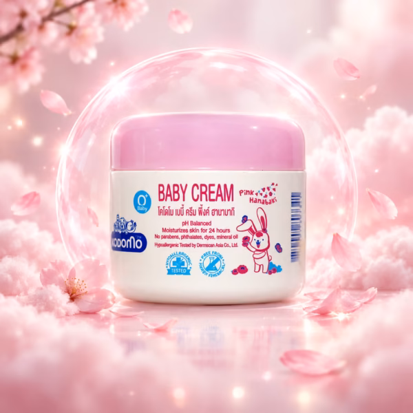 Kodomo Pink Hanabaki Baby Cream