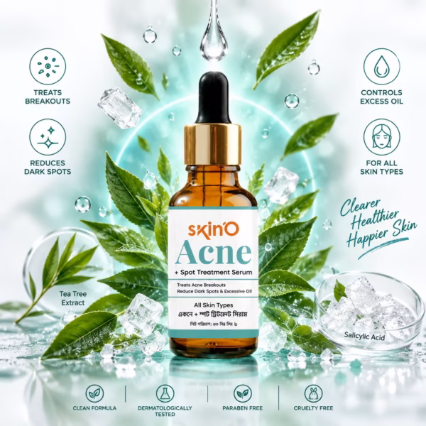 Skin'O Acne + Spot Treatment Serum Clinical Clearing & Dark Spot Correction