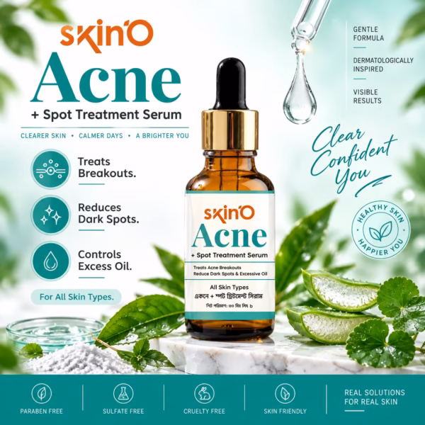 Skin'O Acne + Spot Treatment Serum Clinical Clearing & Dark Spot Correction