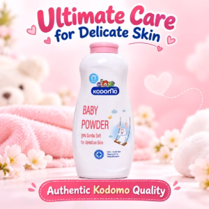 Authentic Kodomo Baby Powder Gentle Soft 400g for delicate baby skin
