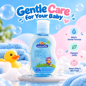 Authentic Kodomo Baby Bath Gentle Soft 100 ml bottle