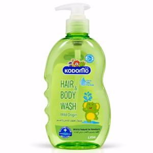Authentic Kodomo Baby Hair and Body Wash 400ml bottle