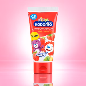 Authentic Kodomo Toothpaste Strawberry 80g for kids cavity protection
