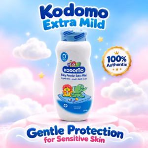 Kodomo Baby Powder Extra Mild 350g bottle