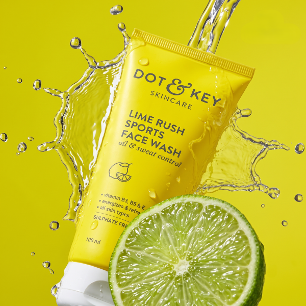 Dot & Key Lime Rush Sports Facewash