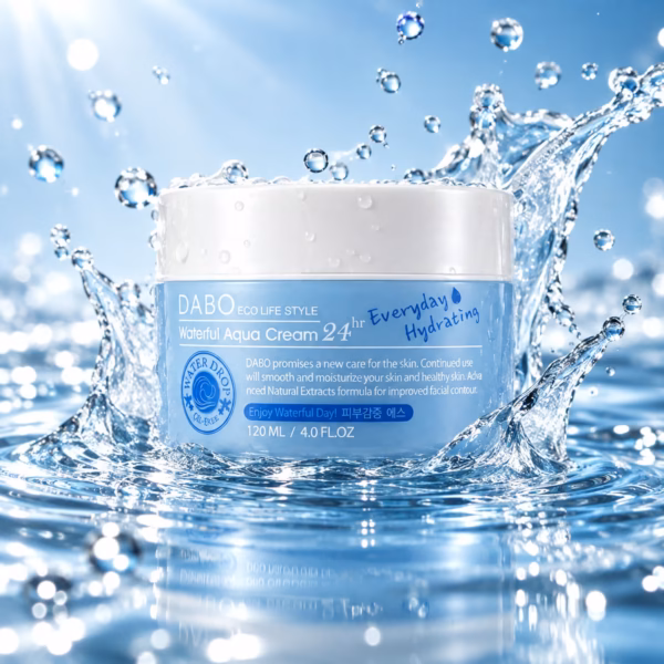 Original Dabo Waterful Aqua Cream hydrating gel moisturizer jar