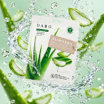 Authentic DABO Aloe Vera Sheet Mask for intense hydration and soothing care