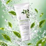 Dabo Green Tea Foam Cleanser 150ml tube for deep cleansing and sebum control
