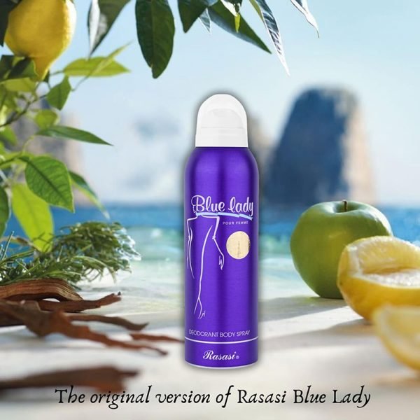 Rasasi Blue Lady Deodorant Body Spray For Women