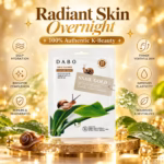Authentic DABO Snail Gold Sheet Mask for deep hydration and anti-aging