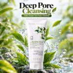 Dabo Green Tea Foam Cleanser 150ml tube for deep cleansing and sebum control
